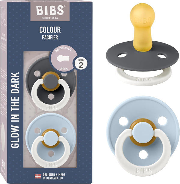 Bibs Colour Glow Soother 2 Pack